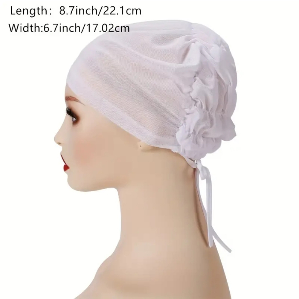 Bonnet Hijab en Maille Respirante pour Femme, Sous-casquette, Solide, artificiel astique, observateur, Nik, Taille Libre, Été