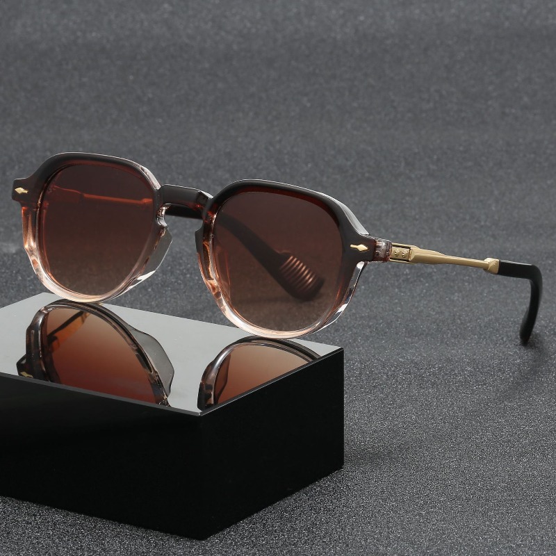 Lunettes de soleil ovales tendance pour hommes et femmes, de marque de luxe, style vintage, pour la conduite