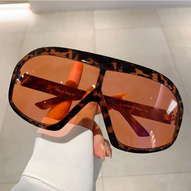 Lunettes de soleil Y2K pour hommes et femmes, lunettes de soleil chimsun, grand cadre, nuances de luxe, mode vintage, créateur de marque punk