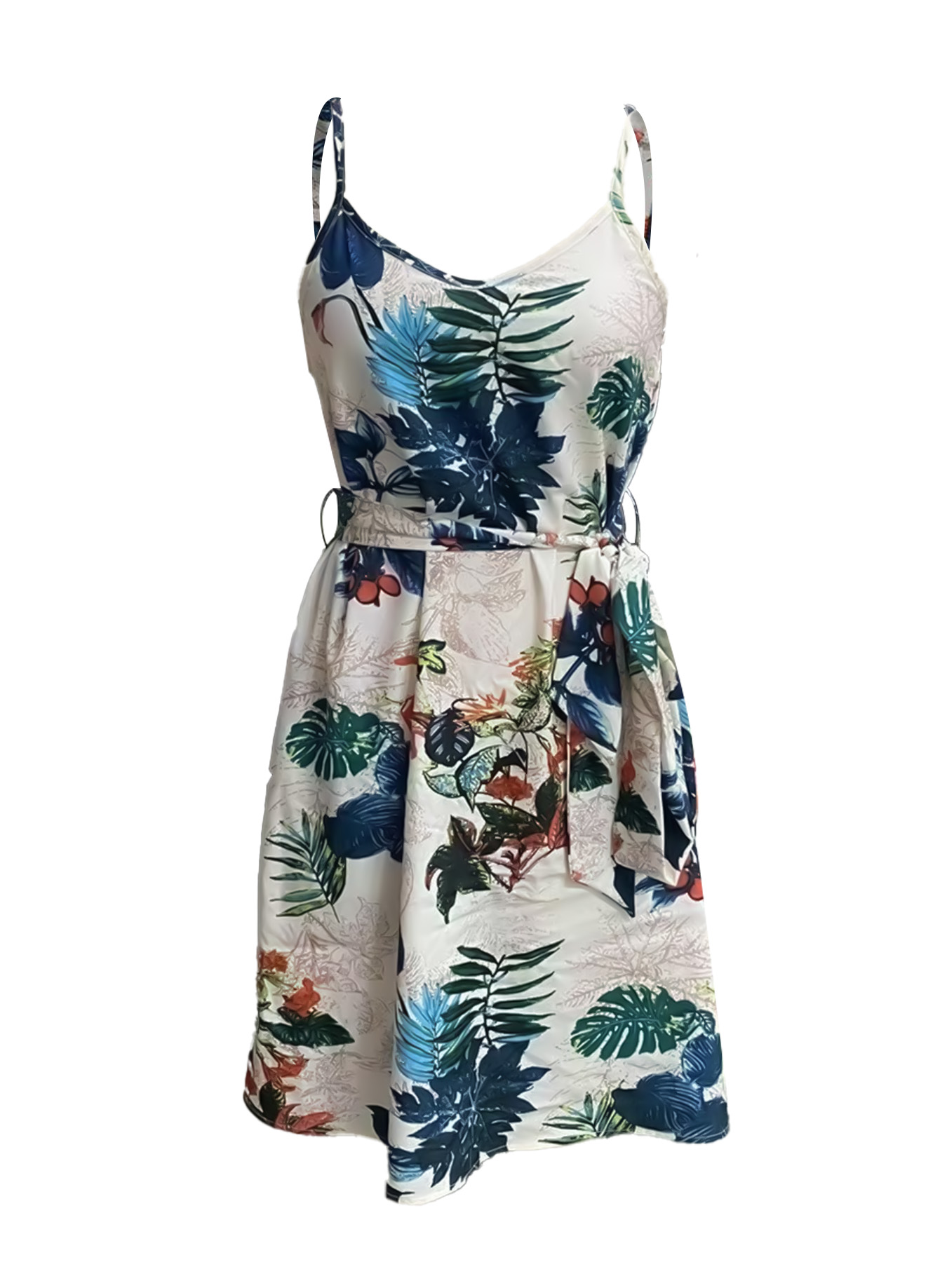 Robe ceinturée de style bohème pour femme, idéale pour les vacances et les activités de plein air, confortable et élégante.