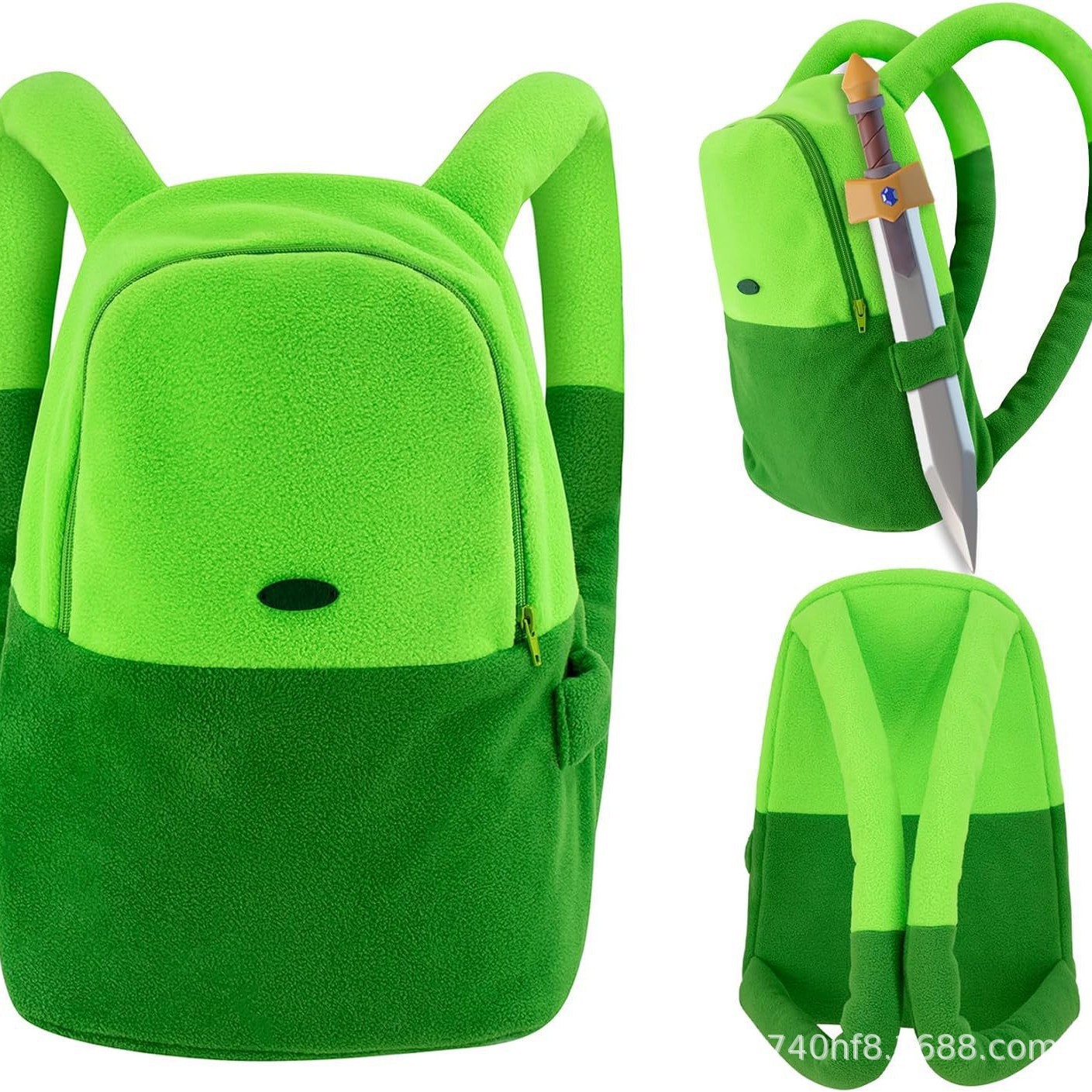 Chapeau sac à dos Anime Cosplay mignon chapeau blanc accessoires de déguisement Halloween carnaval habiller accessoire de fête mascarade