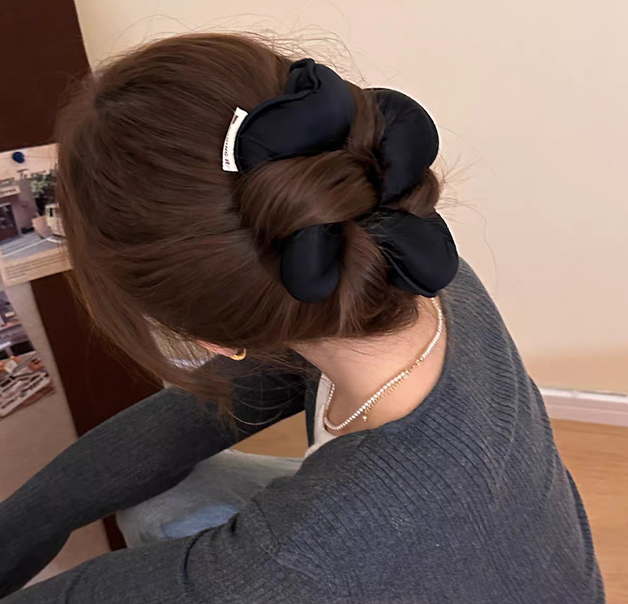 Bandeau à cheveux épais de grande taille, n'abîme pas les cheveux. Bandeau de repose-tête de style oreiller pour dormir. Outil de bouclage des cheveux pour dormir