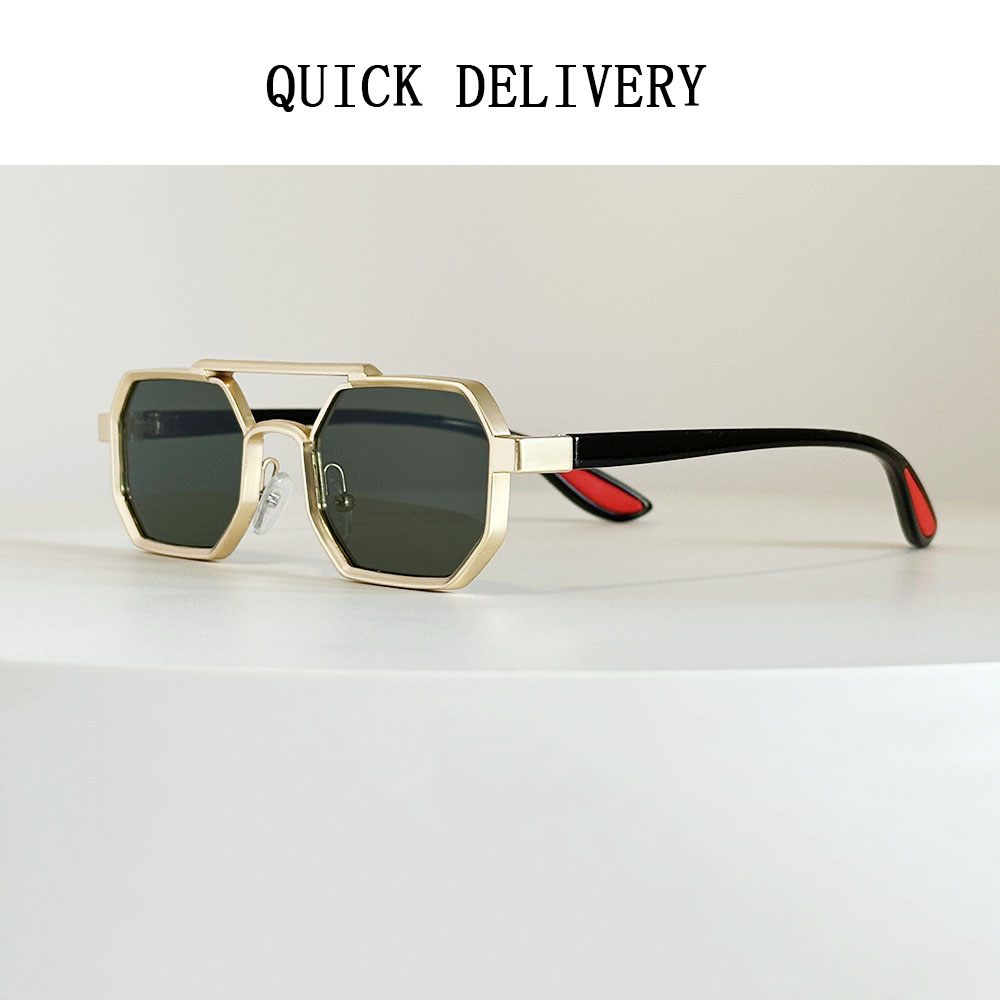 Lunettes de soleil de luxe 2025 pour hommes, style vintage steampunk, lunettes carrées pour femmes, lunettes de soleil rétro tendance pour hommes, lunettes de soleil pour femmes