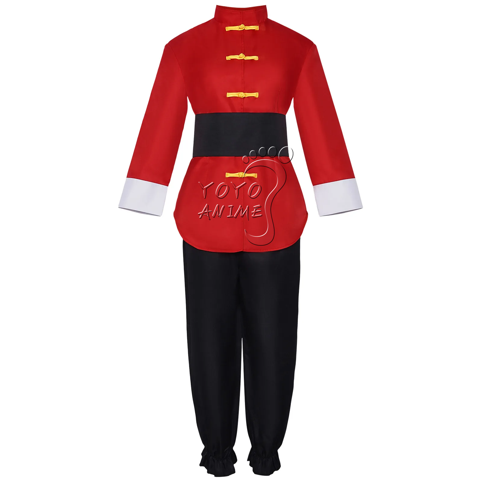 Costume de Cosplay Anime Ranma 1/2 Tendou Akane, uniforme rouge de Style chinois, Costume de fête de carnaval d'halloween pour hommes et femmes, tenues de jeu de rôle