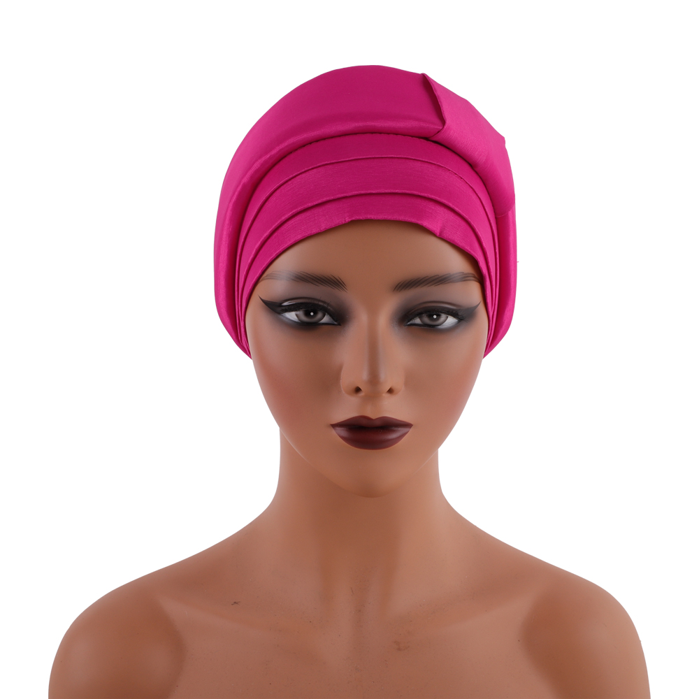 Casquette injturban brute pour femmes africaines, couvre-chef nigérian, vêtements de sauna pour dames, turbans musulmans