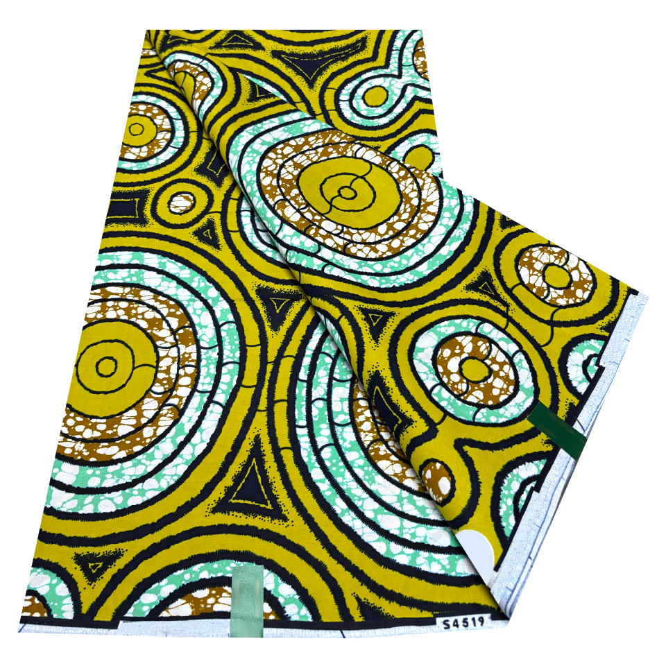 Super hollande 100% coton peigné Ankara imprime tissu teint tissé sergé conception doré grande cire tissus de chemises africaines