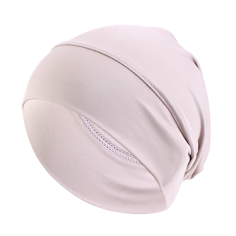 Nouveau bonnet foulard élastique ethnique, bonnet uni, bonnet de soin capillaire, turban musulman, chapeau hijab, foulard islamique, hijabs pour femmes
