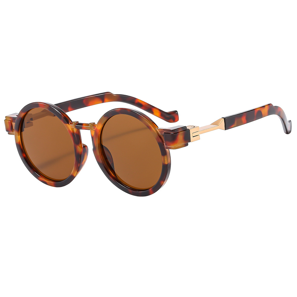 Nouveau rond femmes Steampunk lunettes de soleil nuances de luxe UV400 marque de mode concepteur hommes lunettes de soleil
