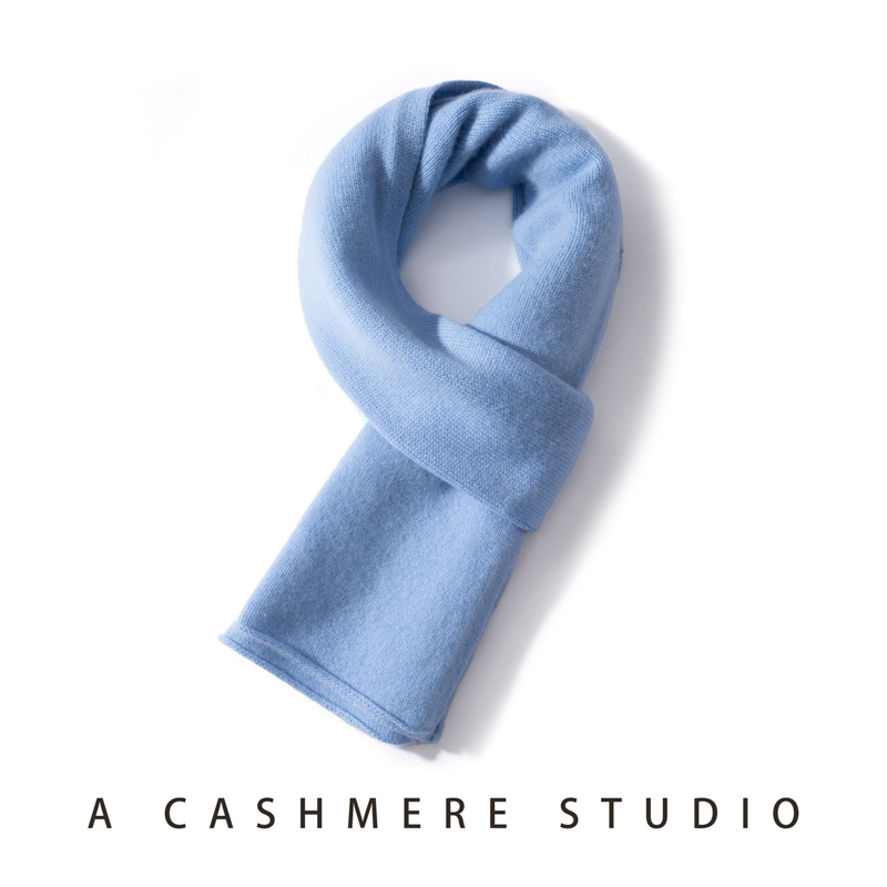 Écharpe en cachemire 100% pour femmes/hommes, nouvelle mode d'hiver, couleur unie, garde au chaud en plein air, accessoires tricotés en cachemire doux, foulards unisexes