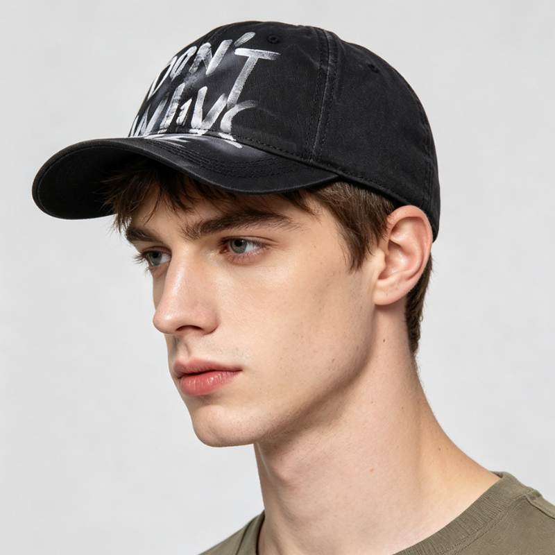 Casquette de baseball en coton pour hommes et femmes, haut souple, grandes lettres imprimées, chapeaux hip hop Y2K, unisexe