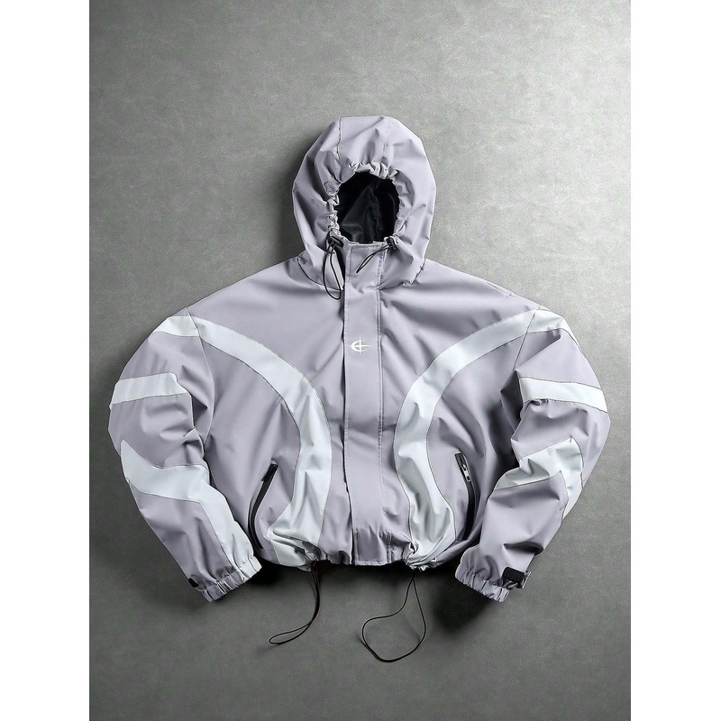 Veste décontractée pour homme, tendance jeune, coupe ajustée, manteau d'extérieur léger et respirant, à porter au quotidien