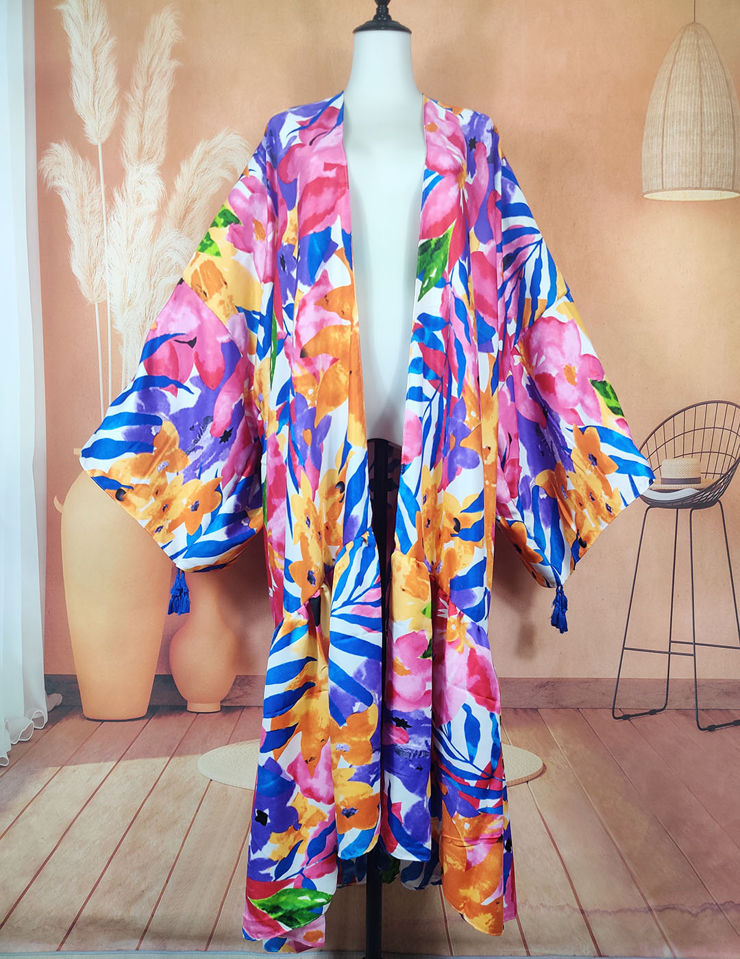Robe de plage en coton imprimé pour femmes africaines, style boho, mode européenne, sexy, bikini, longue, pour ramadan musulman