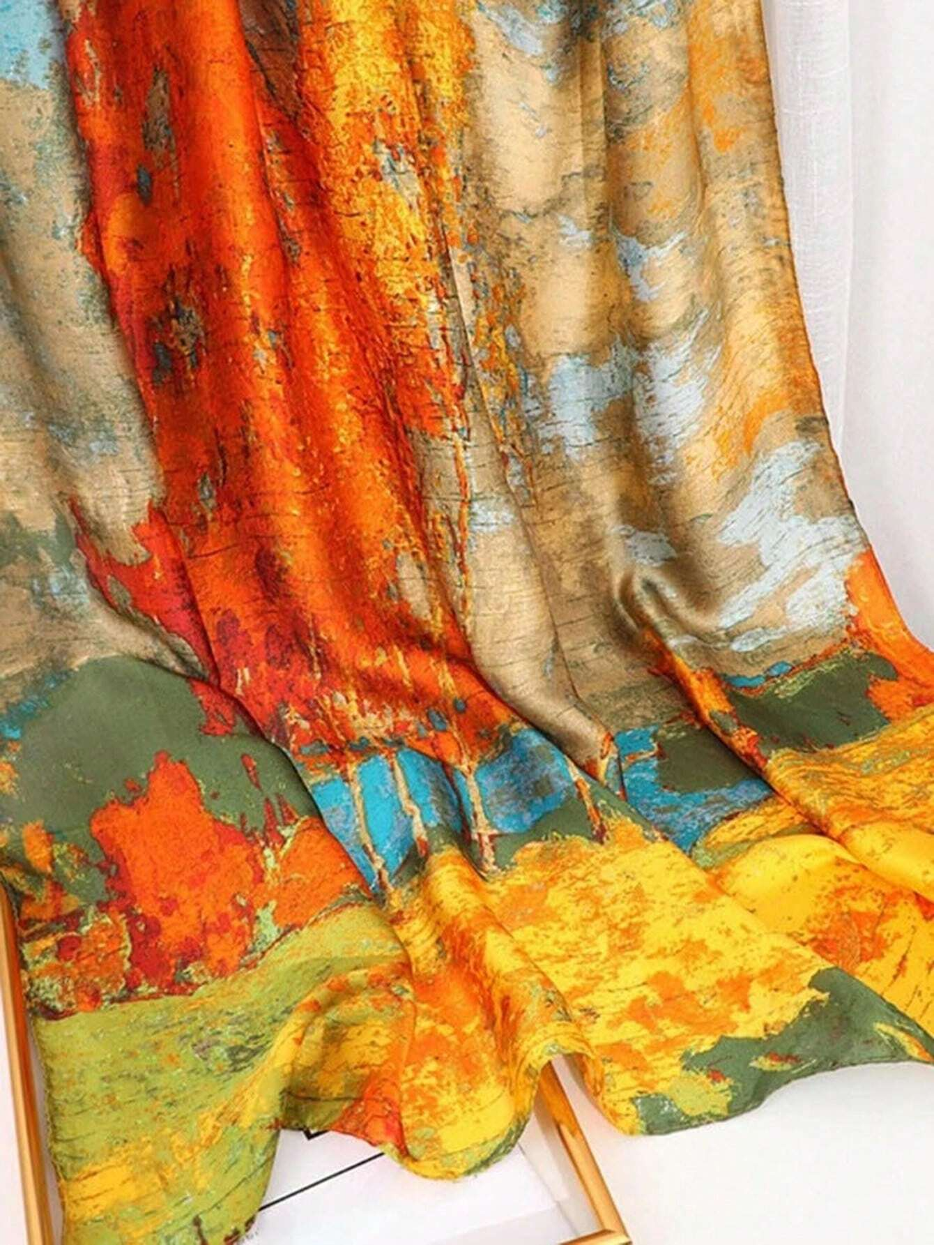 Mode 180x90 cm Satin foulard en soie femmes de luxe grand châle enveloppement musulman Hijab bandeau plage étoles femme Bandana Foulard Turban