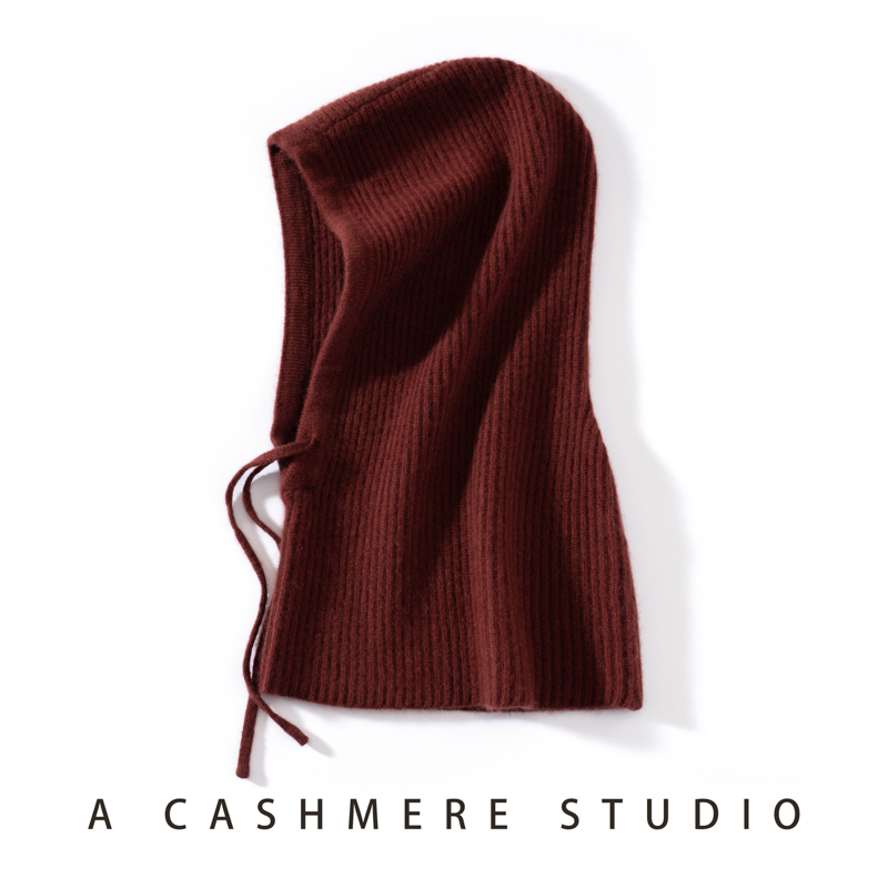 Chapeau chaud en cachemire pour femme, écharpe douce pour femme, bonnet fille, 100% cachemire, extérieur, haute qualité, nouvelle mode, automne et hiver