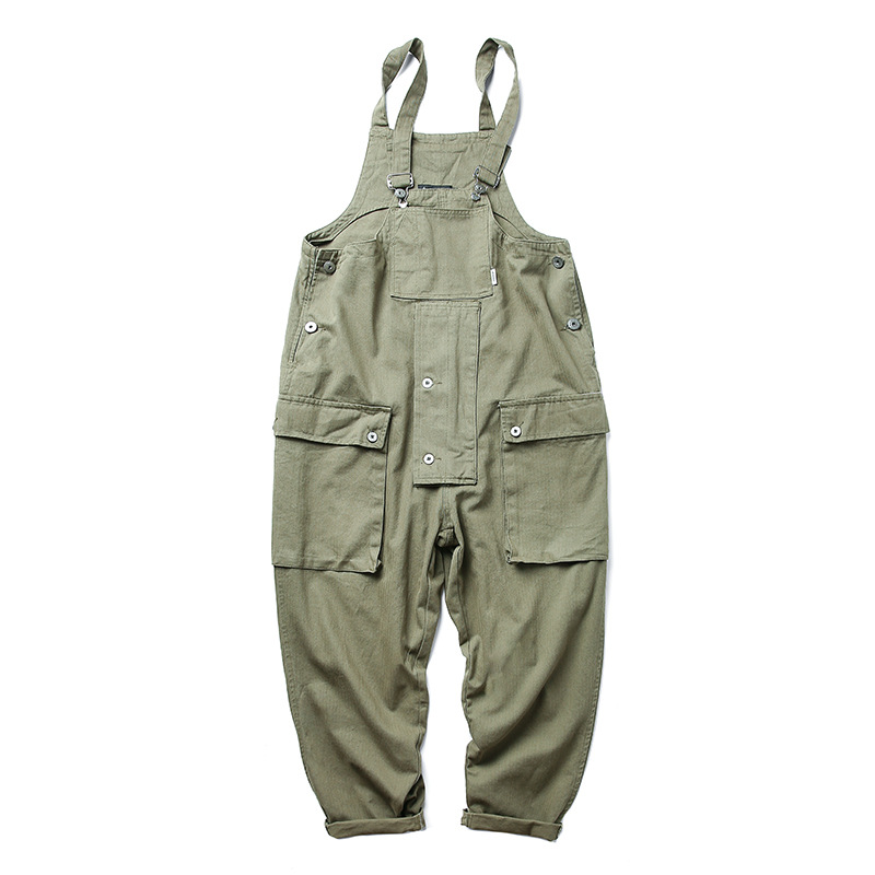 Vêtements pour hommes 2026 – Pantalon cargo américain décontracté, salopette une pièce, pantalon de travail ample de marque tendance pour hommes