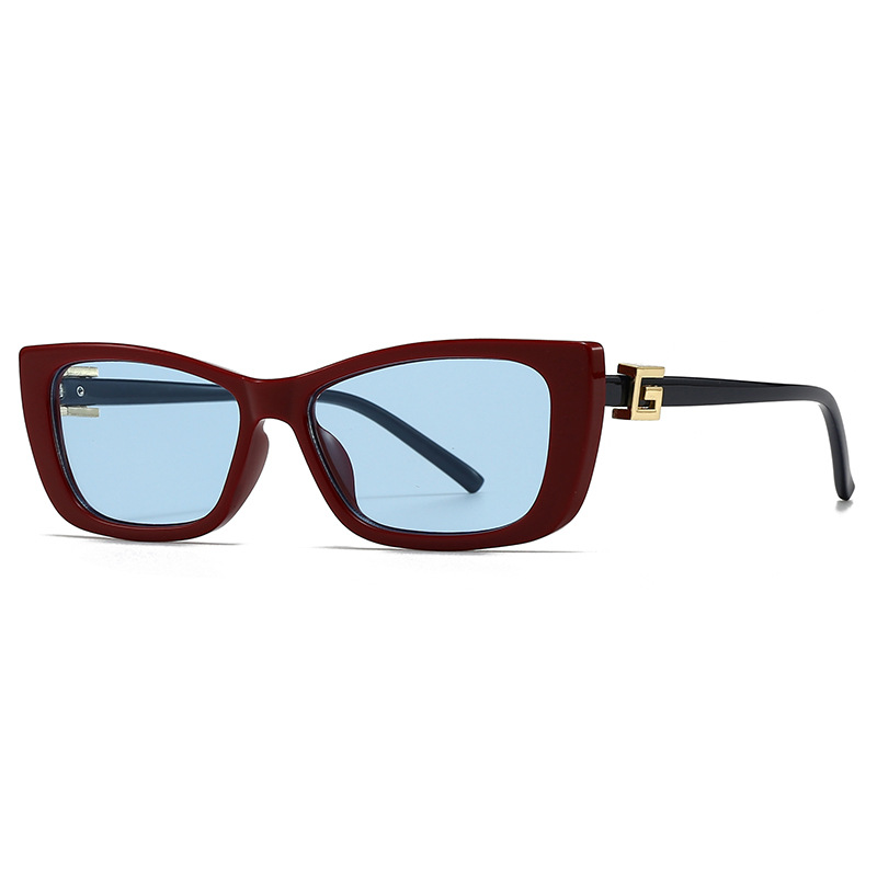 Lunettes de soleil yeux de chat de luxe pour femmes hommes marque de mode concepteur rétro dégradé nuances tendance Rivets lunettes de soleil UV400 LH196