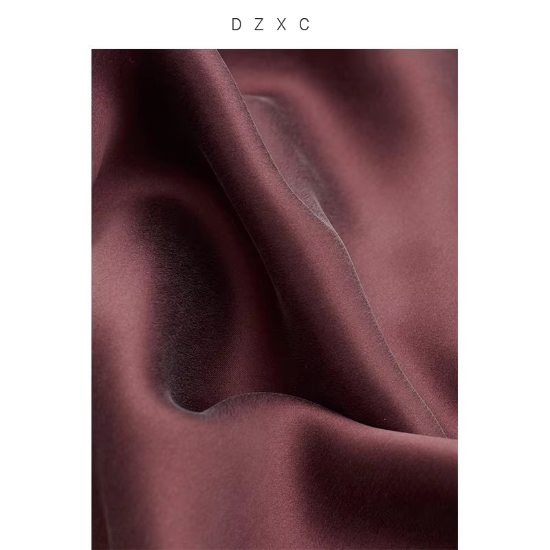 Robe à Bretelles 100% Soie Style Français pour Femme, Robe Sirène en Soie de Mûrier, Élégance Féminine