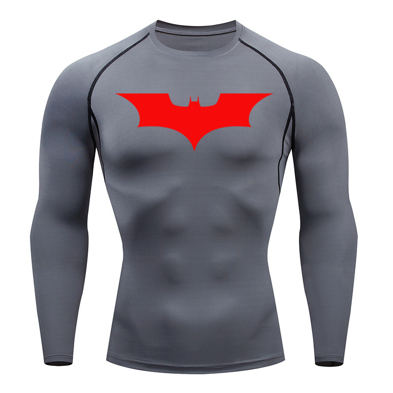 Top sport chemise de course T-shirt homme Fitness T-shirt court séchage rapide travailler collants de gymnastique chemise musculaire Compression MMA vêtements