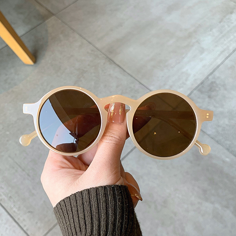 Lunettes de soleil de forme ronde pour femmes et hommes, protection ChimUV400, lunettes de soleil d'extérieur, anti-absorbe ouissement, mode