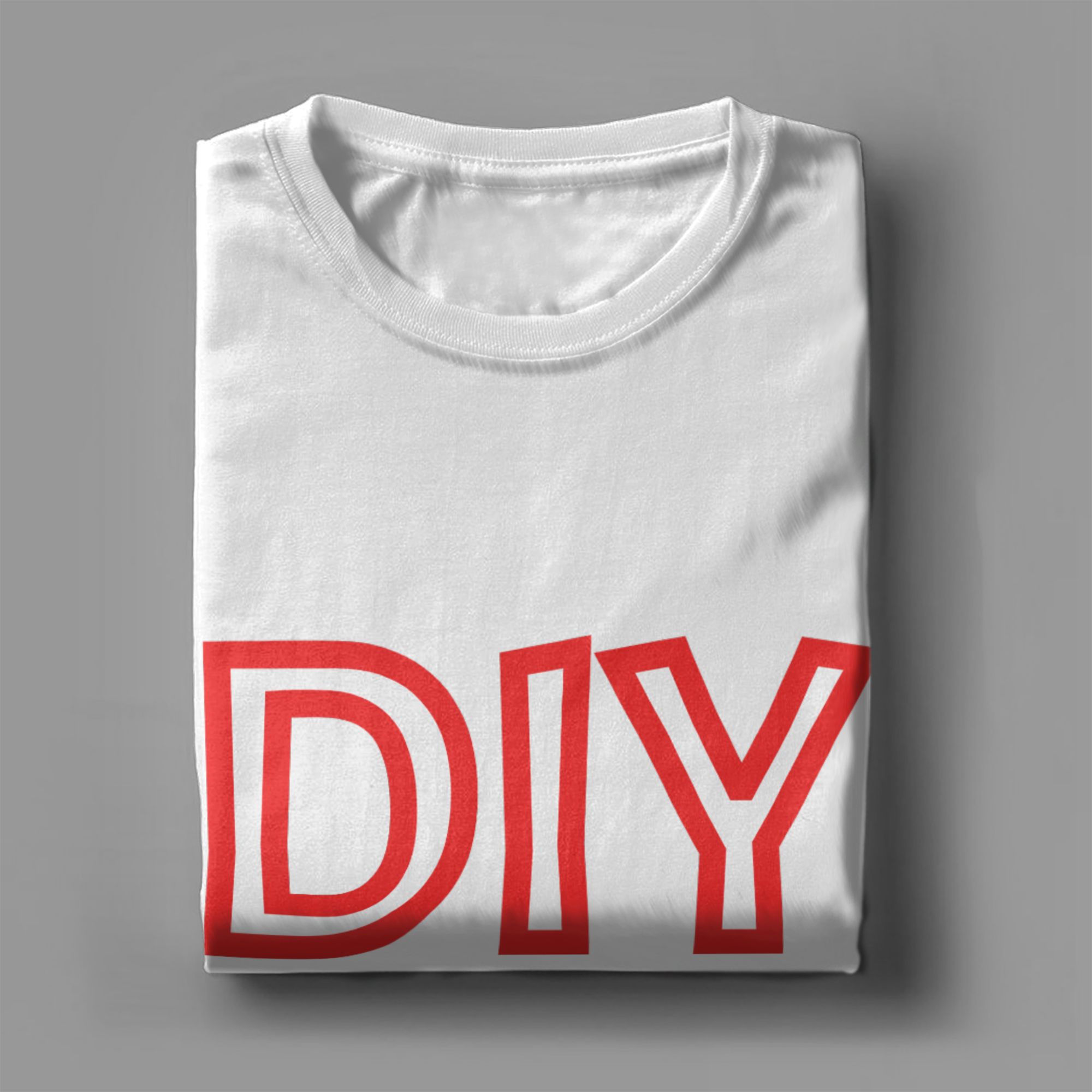 T-shirts pour hommes et femmes, nouveauté DIY, t-shirt en pur coton, à manches courtes, col rond, grande taille, cadeau