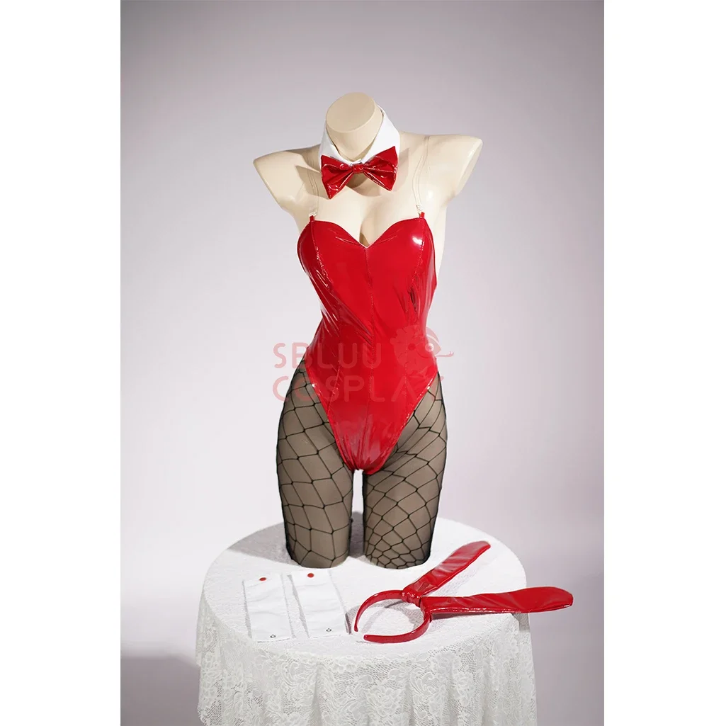 Costume de cosplay SBluuCosplay Panty and Stocking Anarchy, tenue de lapin, ensemble complet avec jarretière, tenue d'anime