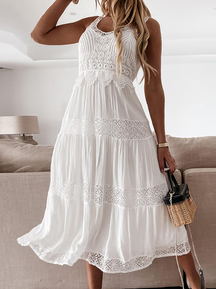 Robe d'été blanche pour femmes, tendance, décontractée, vêtements de plage, Cover-up, tenues, style Boho, Hippie, Chic, longues, Maxi, élégante, fête, nouvelle collection 2025