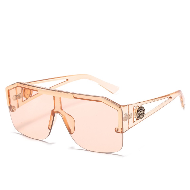 Lunettes de soleil carrées surdimensionnées pour hommes et femmes, à la mode, pour sport, conduite, dégradé de couleur, Uv400 2023