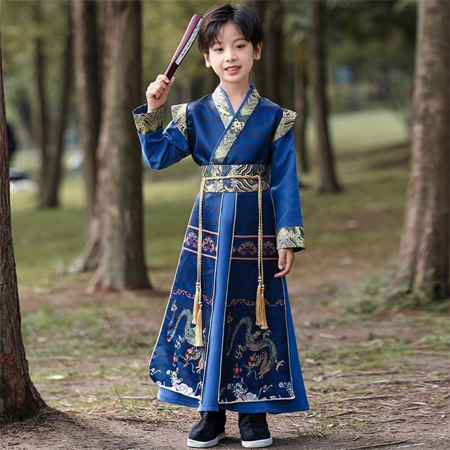 Robe traditionnelle chinoise, vêtements scolaires, Style ancien, spectacle pour enfants, étudiants, Prince moderne Hanfu, enfants Hanfu pour garçons