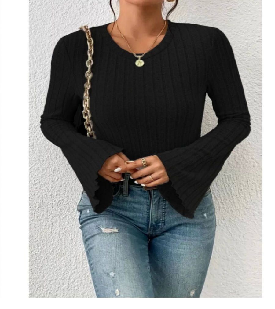 T-shirt pour femme - Haut à manches longues - Vêtements féminins - T-shirts pour femme - Vêtements Pinterest