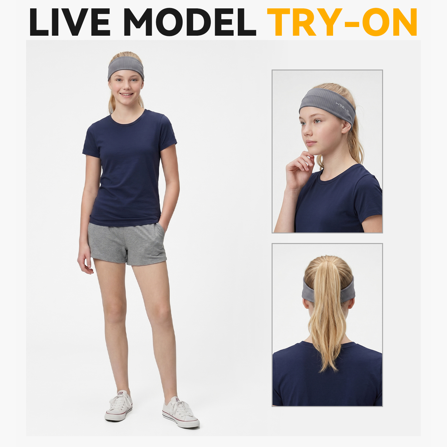 WRELS Bandeaux de sport légers et portables, ultra-fins, élastiques, pour hommes et femmes, pour l'entraînement, le jogging, le yoga, le tennis, la gym