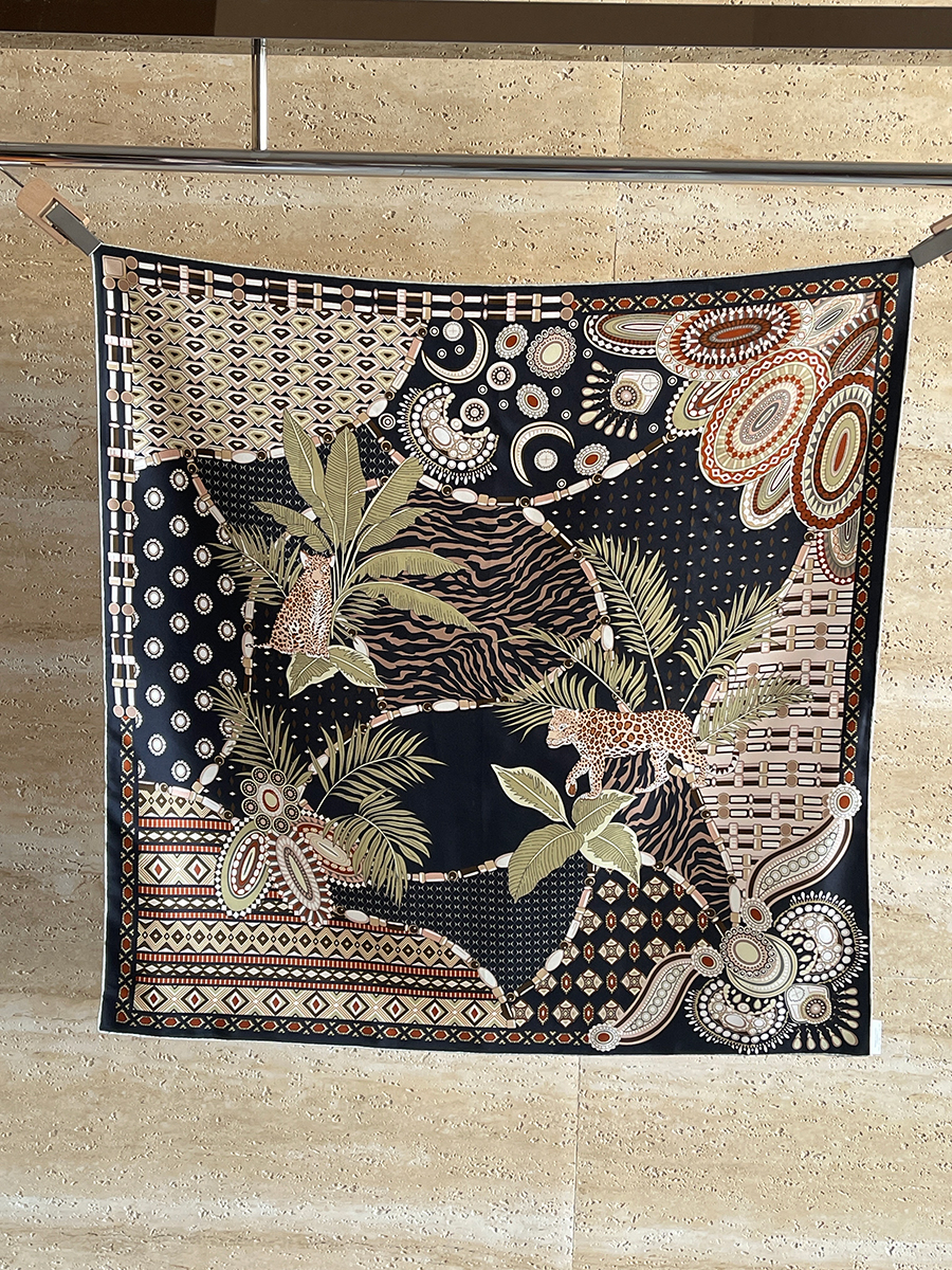 Foulard en soie 90cm, Bandanas carrés, châles roulés à la main, accessoires pour cheveux et cou, cadeau de noël pour mère