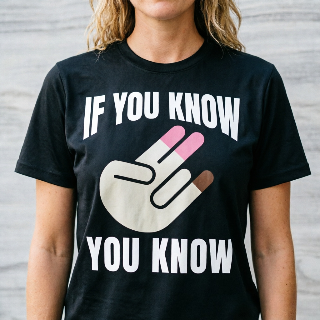 T-shirt Femme Été 2026 « Si tu sais, tu sais » – Déclaration Audacieuse, Humour Adulte, Sarcastique et Ironique – Vêtements Féminins