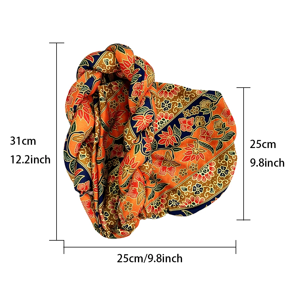 Casquette Turban pour femmes africaines, grande tresse, couverture, Bonnet, couvre-chef, perte de cheveux, chimio, arabe, nouvelle collection 2024