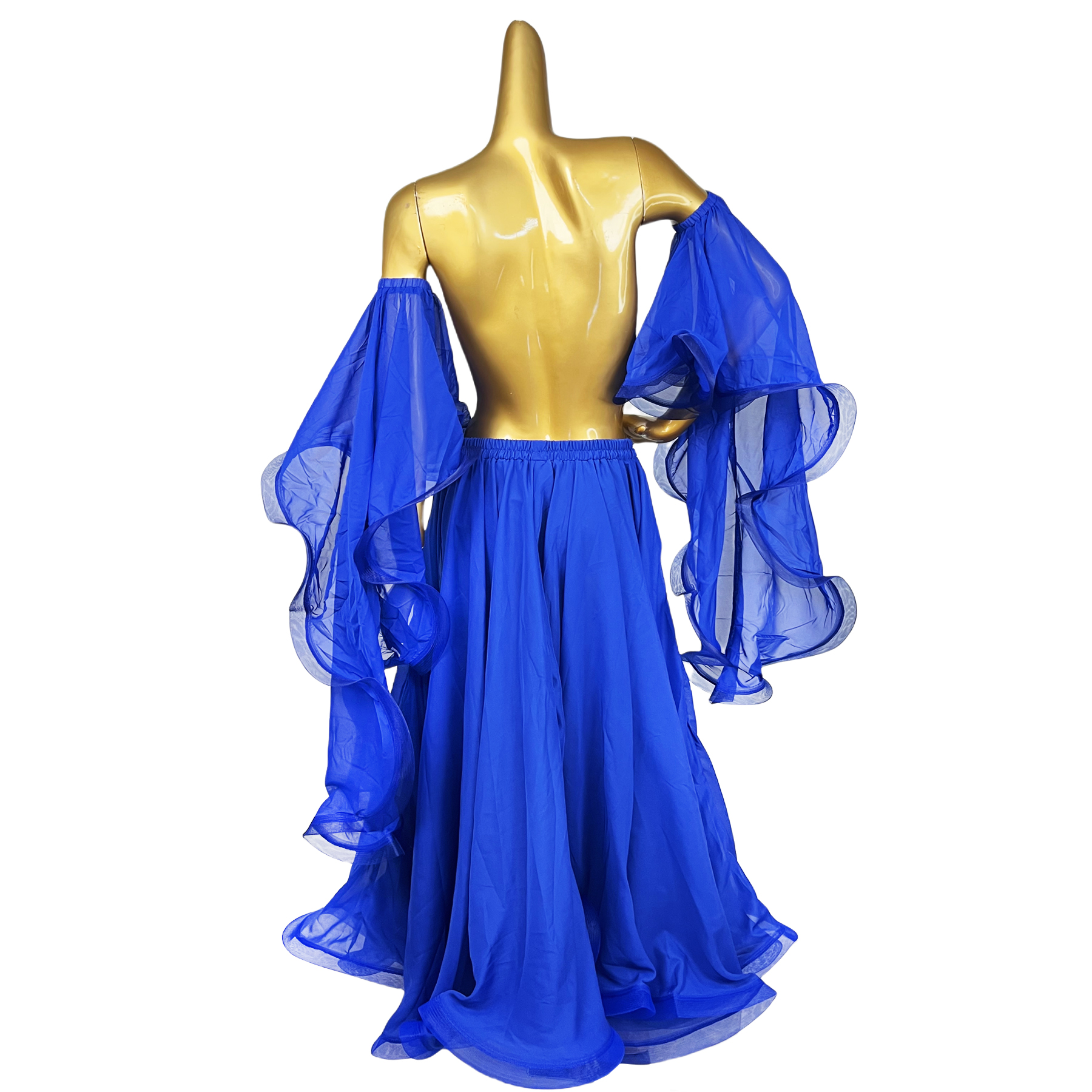 Costume de brevdu Ventre en Mousseline de Soie pour Femme, Brassard, Manches, Jupe, Robe, Accessoire de Performance, Vente en Gros