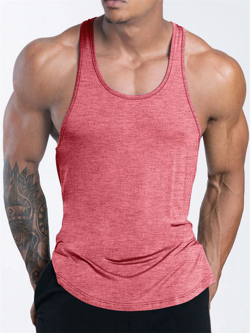 Débardeur de sport pour hommes, Fitness, été, entraînement, course à pied, basket-ball, séchage rapide, respirant, ample, hauts pour hommes