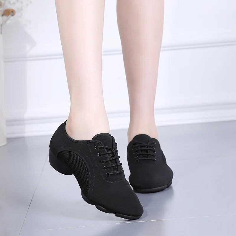 Chaussures de danse Cha-Cha à talons bas pour hommes et femmes, baskets respirantes, talon carré, forme latine, entraînement de la danse de rue, adulte, phtalBody