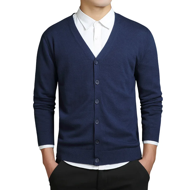 MRMT 2026 Nouveauté – Cardigan en coton à col en V pour homme – Manteau fin tricoté pour homme