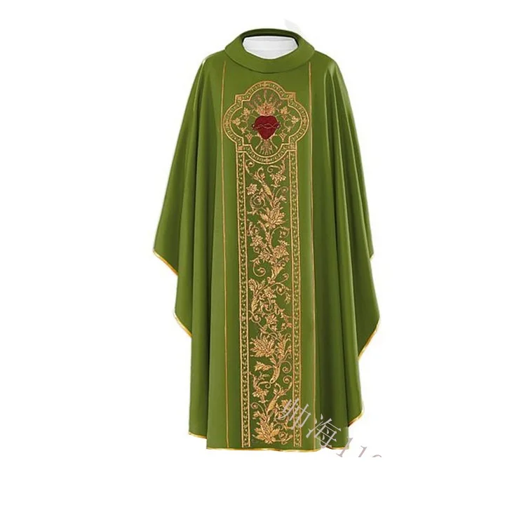 Moine église Costume prêtre Cape moine croix impression Robe Robe jésus Religion Christ ministre clergé hommes Robe Cape Robe pour adulte