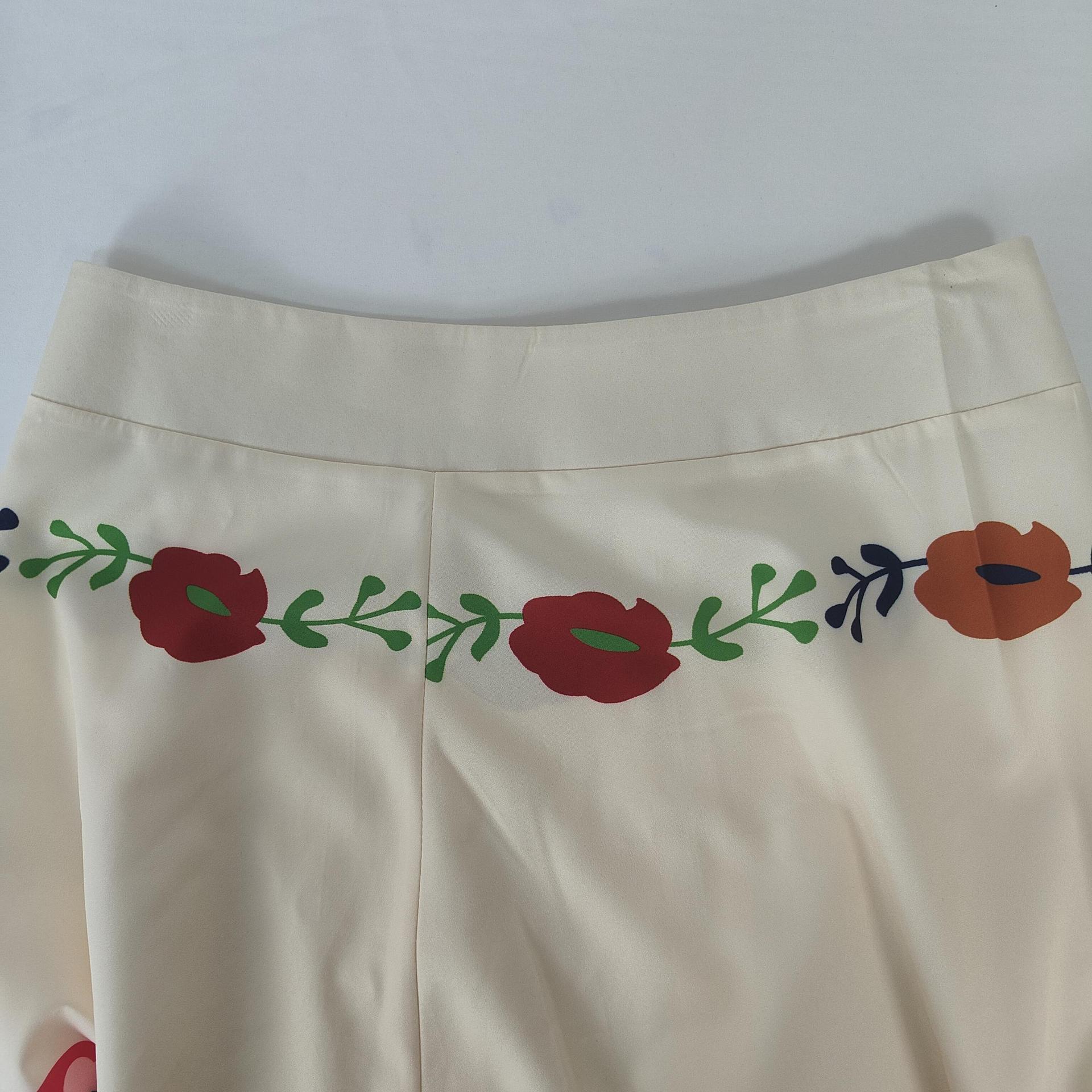 VEITCHE mode femmes imprimé fleuri jupe longue ensemble col carré sans manches hauts courts jupe 2 pièces ensemble dame Casaul tenues