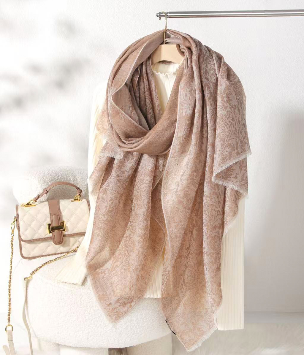 Écharpe 100% cachemire pour femme, châle luxueux, doux et chaud, léger, élégant, jacquard, polyvalent, décontracté, tendance