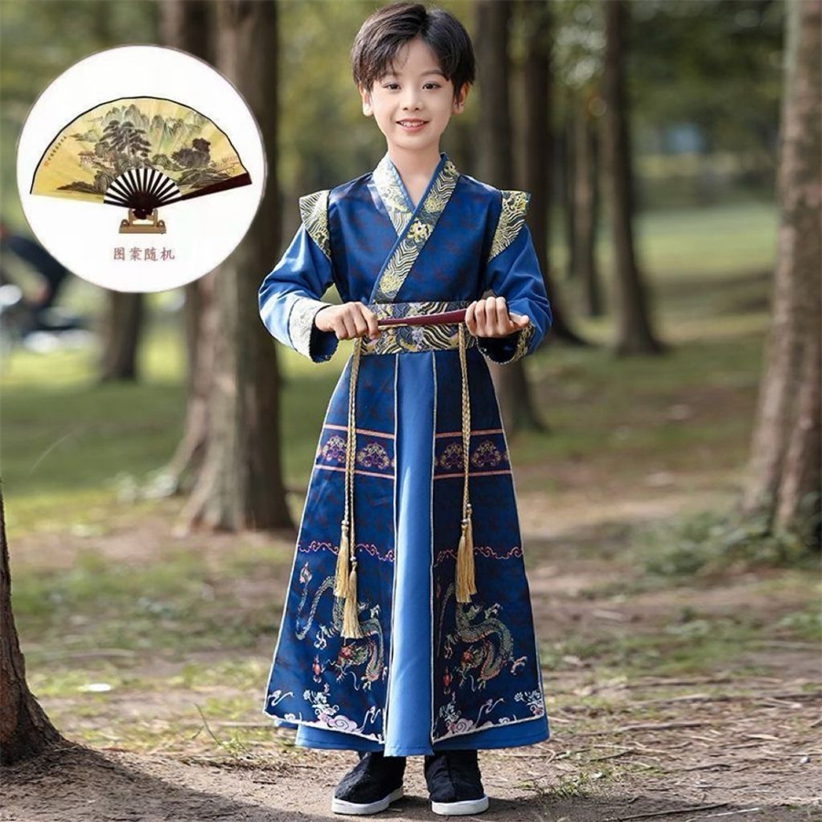Robe traditionnelle chinoise, vêtements scolaires, Style ancien, spectacle pour enfants, étudiants, Prince moderne Hanfu, enfants Hanfu pour garçons