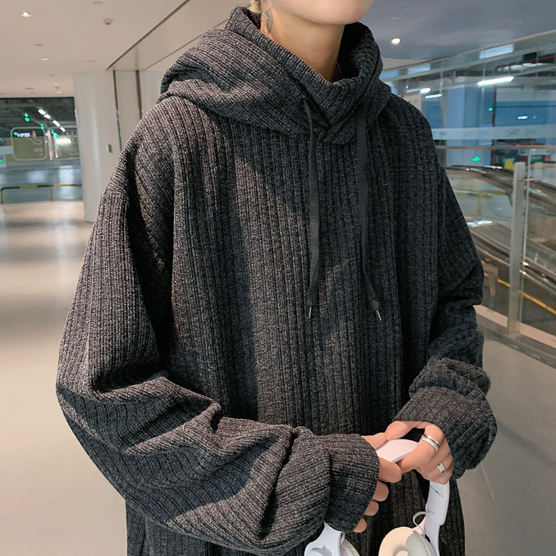Pull hommes printemps automne hommes Pull à capuche Pull décontracté chaud tricoté Sweatercoat Pull Homme grande taille 3XL Streetwear