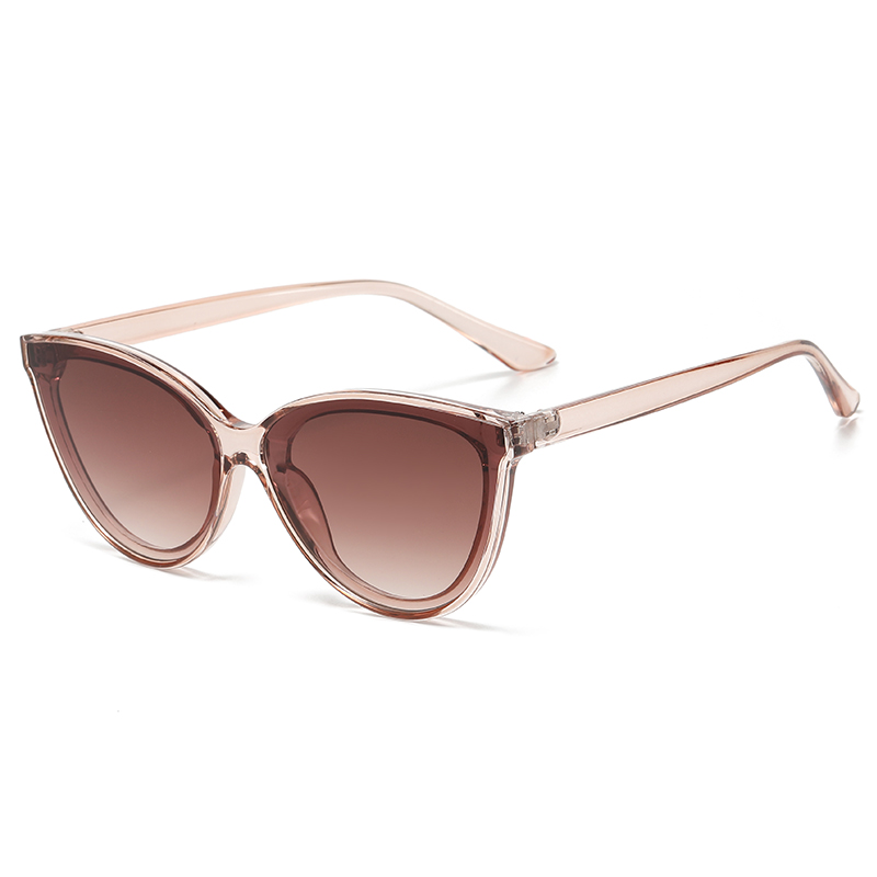 Grand Cadre Cat Eye lunettes de Soleil Femmes Nouveau Rétro Style Minimaliste Gradient Lunettes de Soleil Haute Qualité Lunettes UV400