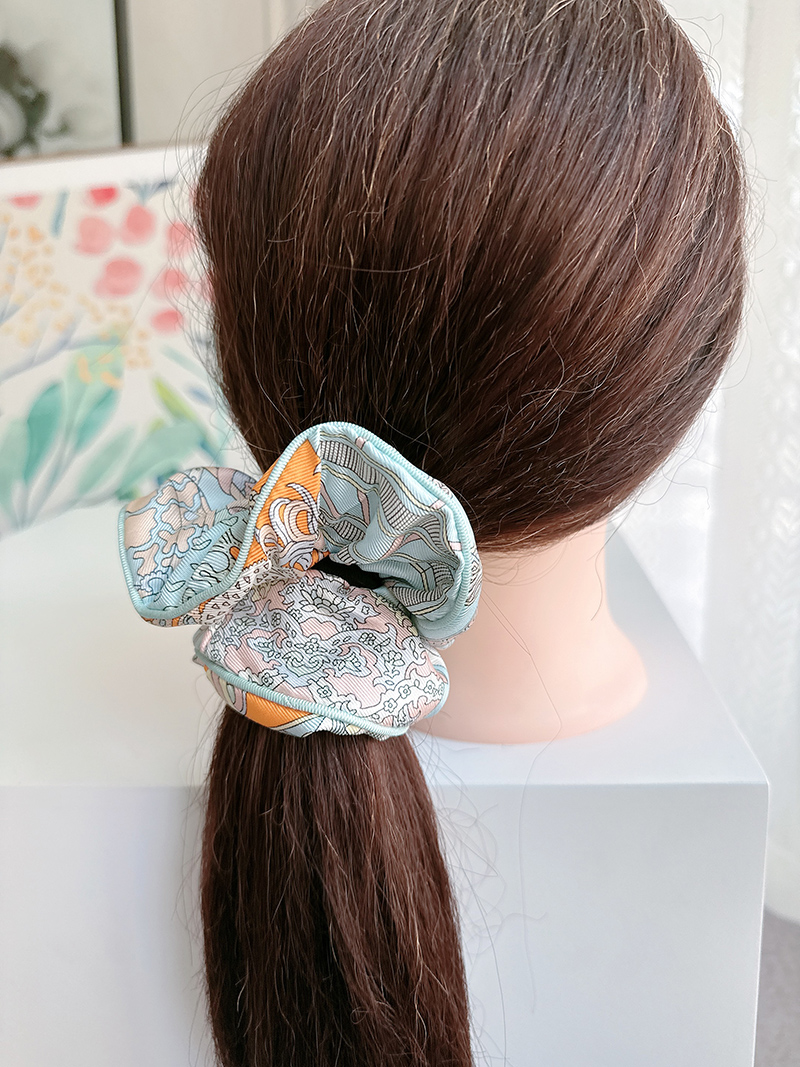 Grand chouchou en soie pour cheveux, 25 Mm, 5cm, 100% soie de mûrier Pure, élastique pour queue de cheval, corde élastique pour cheveux