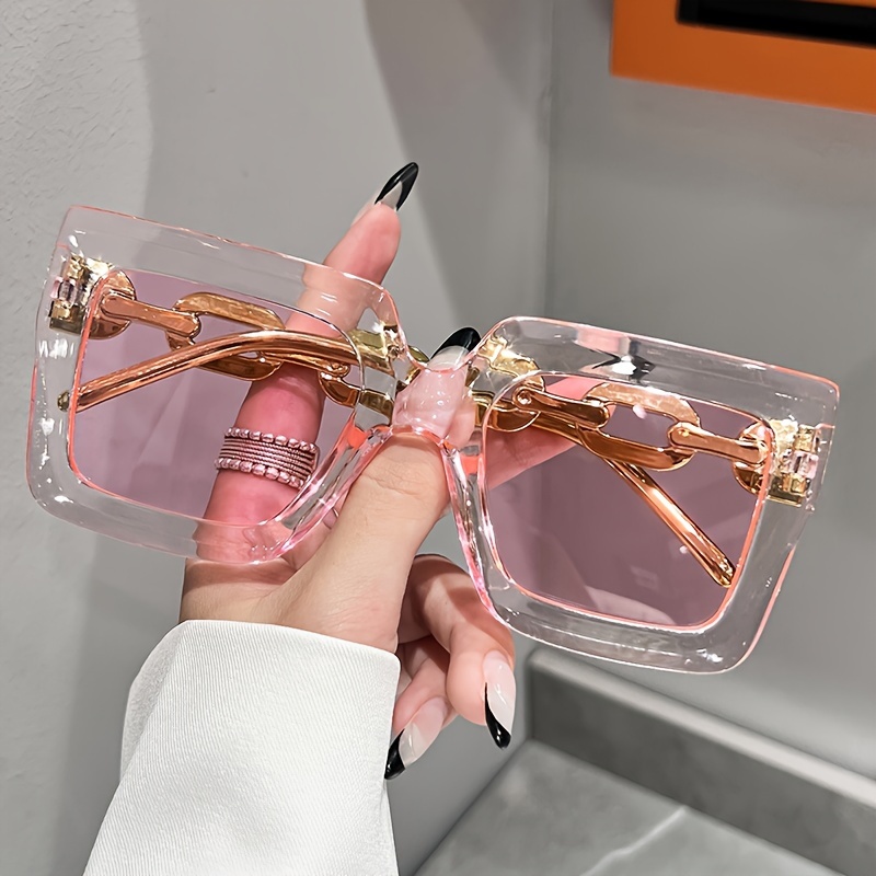 Lunettes de soleil carrées de luxe pour femmes, couleur bonbon, Anti-éblouissement, pour plage, fête, voyage