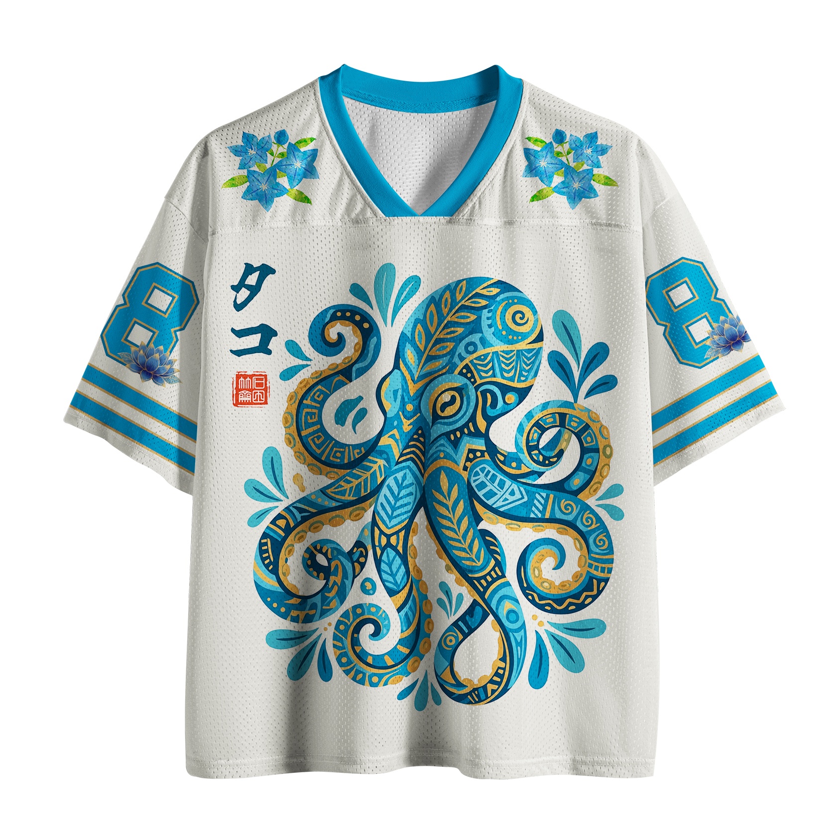 Nouveau T-shirt de sport respirant à manches courtes en maille col en V pour homme 2026 – Style rétro streetwear décontracté