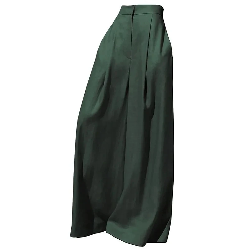 Dames pantalons mode Style rétro Femme ample jambe large pantalon 2025 printemps été affaissement Sensation taille haute femmes pantalon