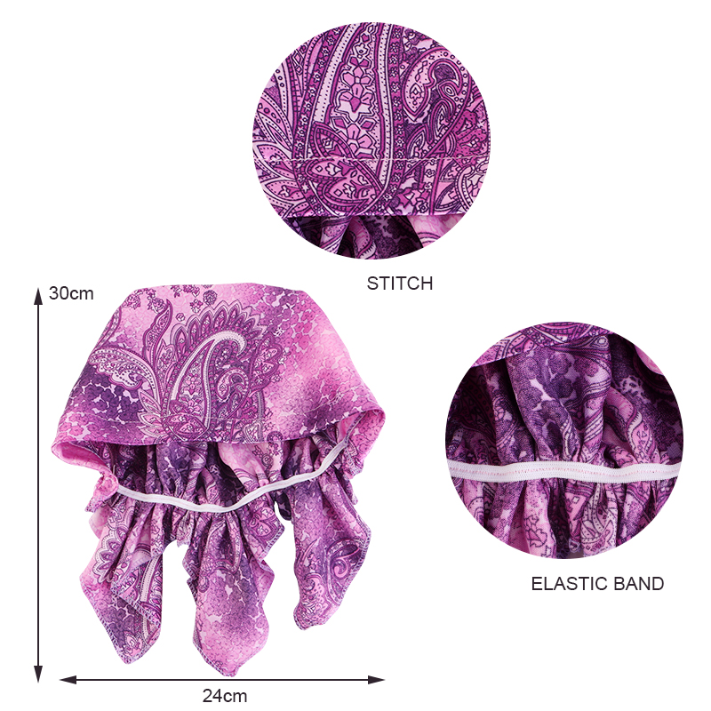 Hijab turban pré-noué respirant pour femme, nouveau motif cachemire, bonnet chimio, bonnet de nuit, hijab musulman