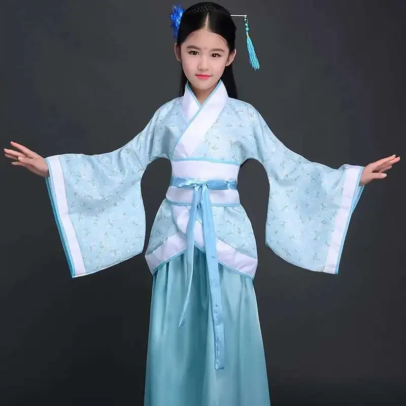 Costume de danse japonais pour filles, style kimono Yukata traditionnel vintage ethnique, pour étudiants et chorales