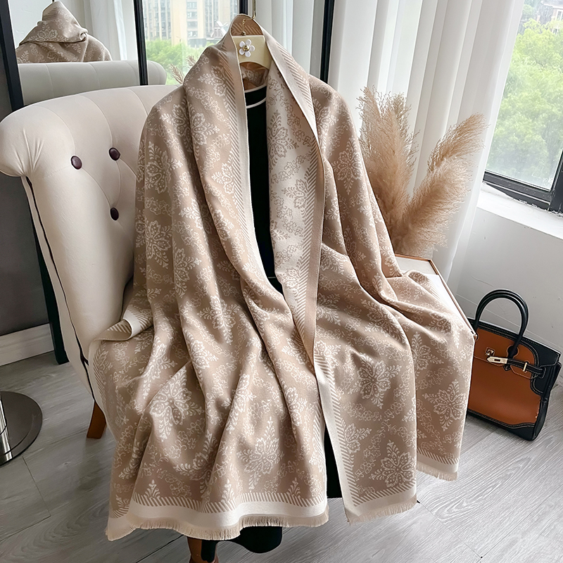 Nouveau 2025 hiver cachemire écharpe pour femmes châle enveloppement Femme Pashmina marque de luxe Poncho couverture épaisse chaud Bufanda Echarpe Femme